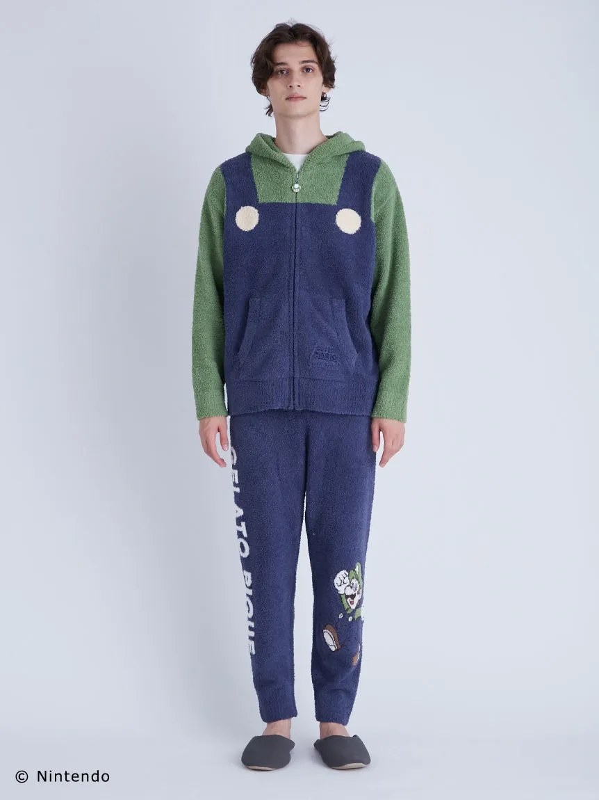 Super Mario MENS Luigi Pullover & Long Pants Loungewear Set