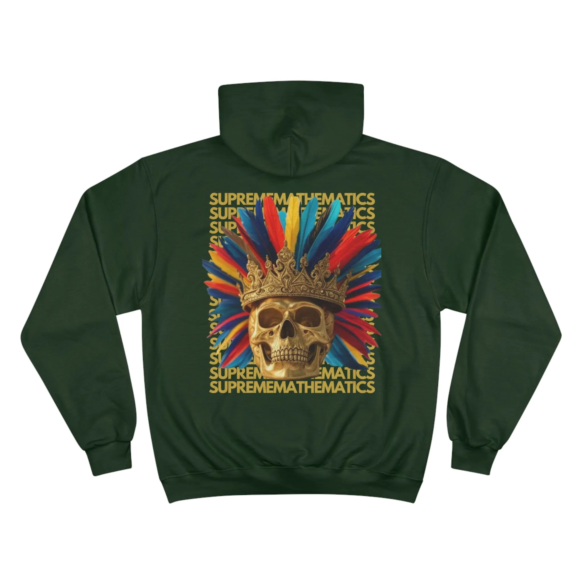 SUPREMEMATHEMATICS FEATHER CROWN HOODIE