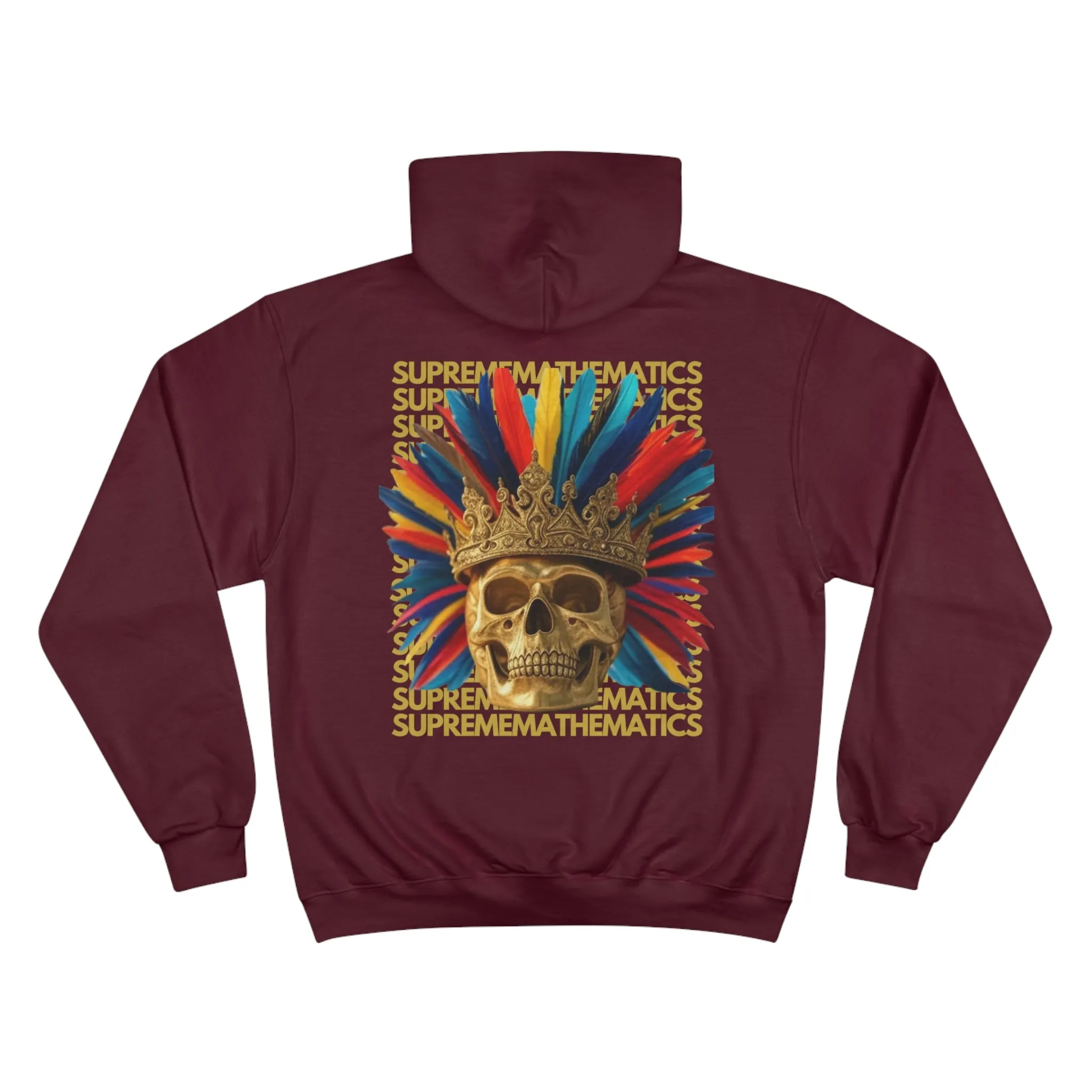 SUPREMEMATHEMATICS FEATHER CROWN HOODIE