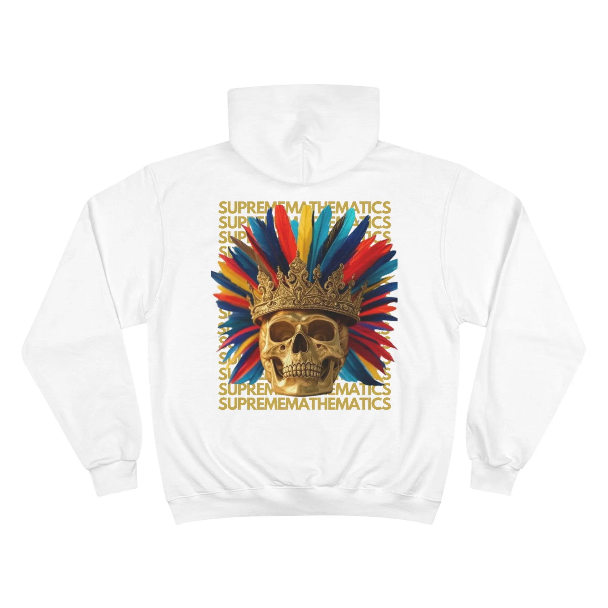 SUPREMEMATHEMATICS FEATHER CROWN HOODIE