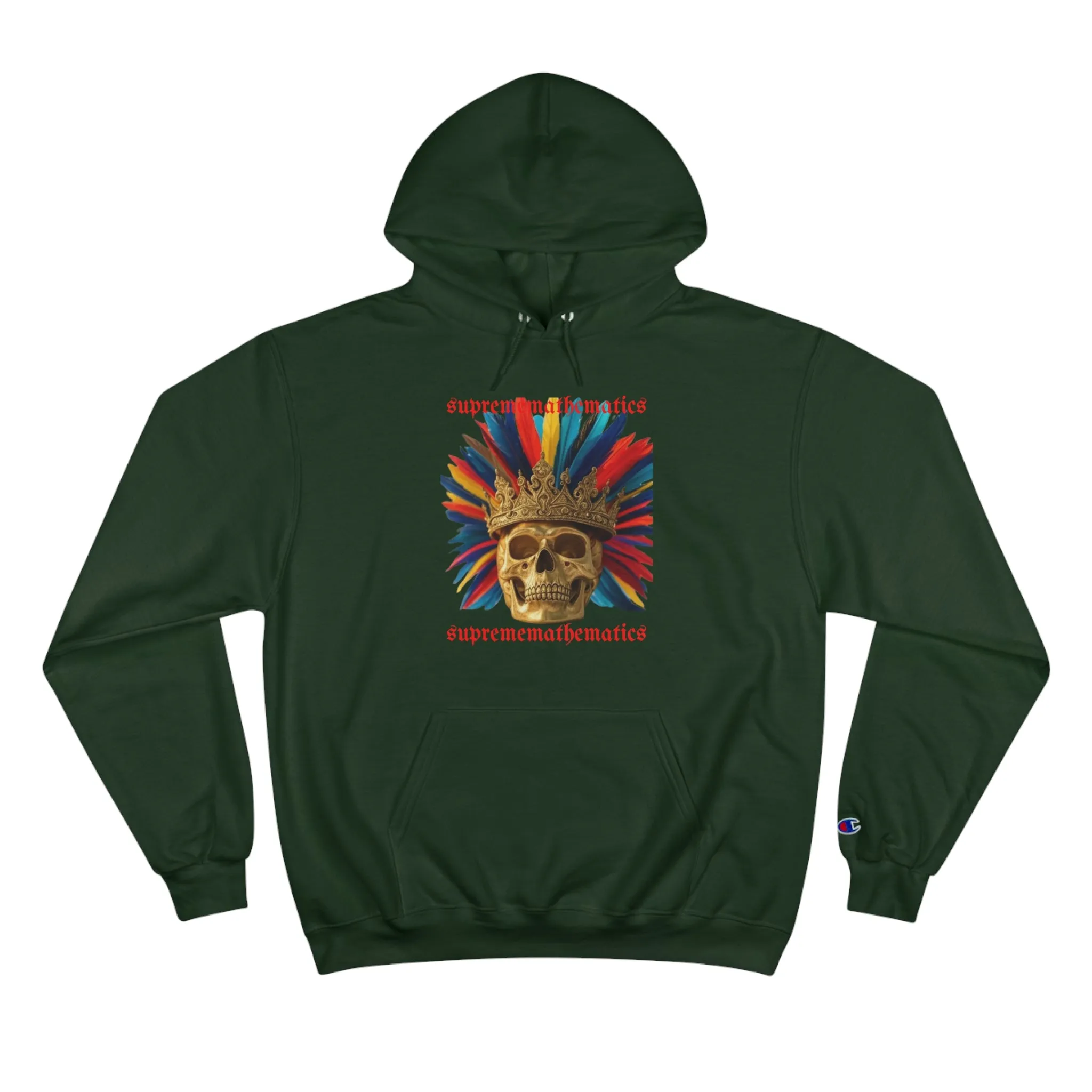 SURPEMEMATHEMATICS CROWN FEATHER HOODIE