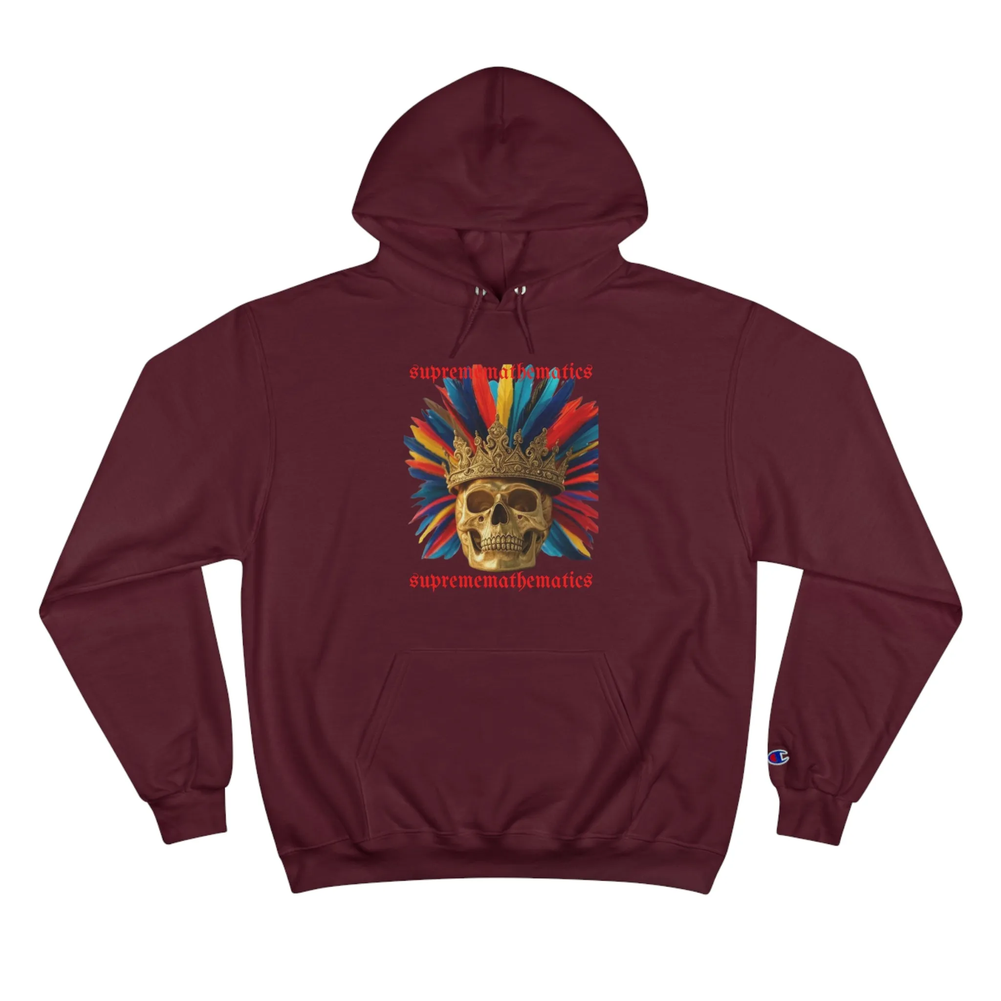 SURPEMEMATHEMATICS CROWN FEATHER HOODIE