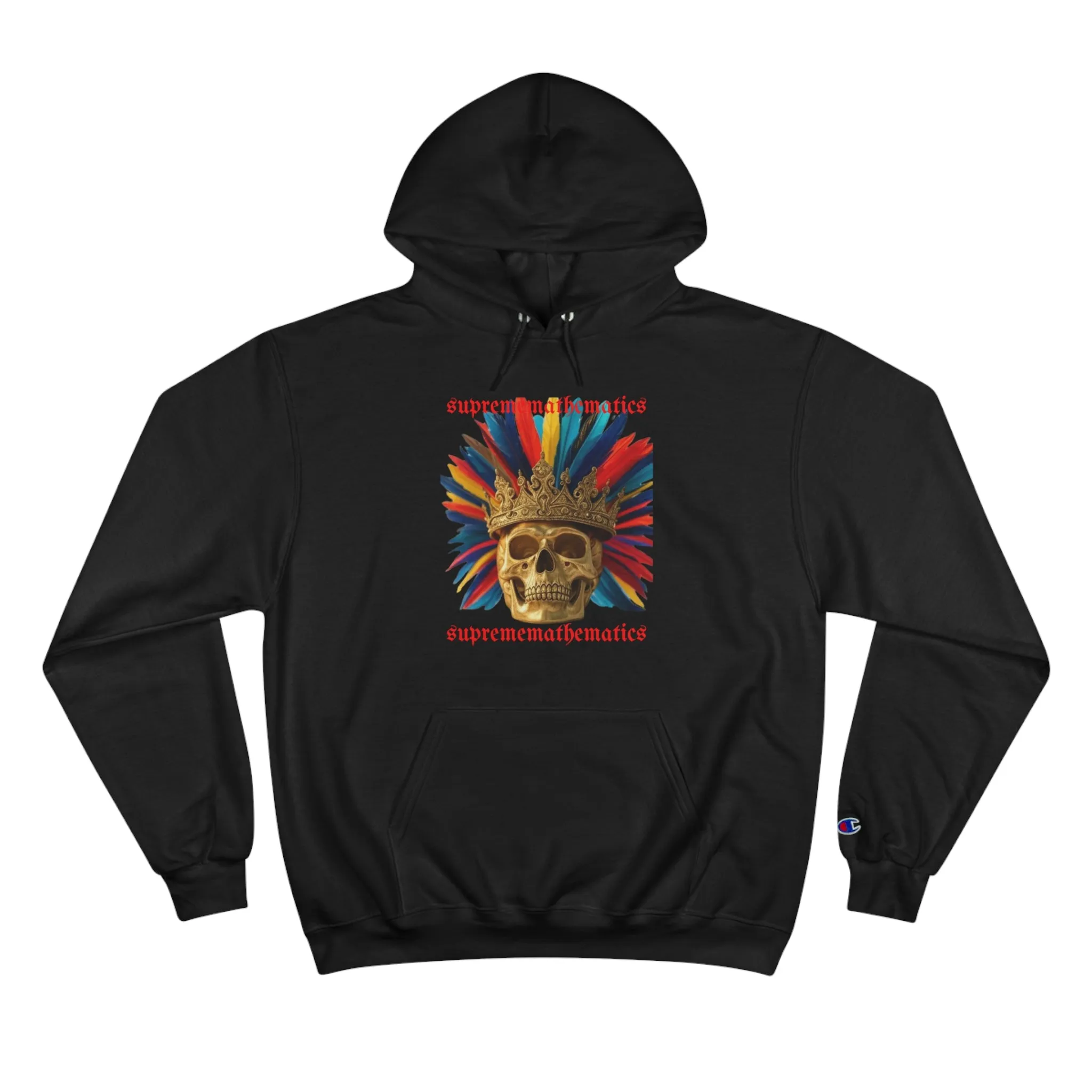 SURPEMEMATHEMATICS CROWN FEATHER HOODIE