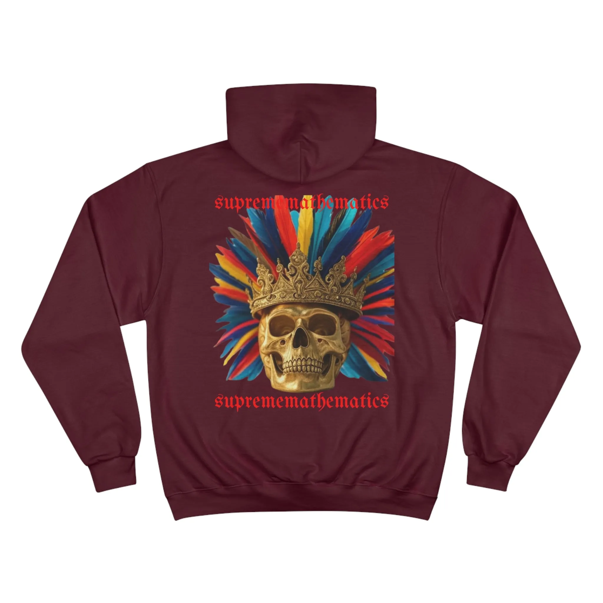 SURPEMEMATHEMATICS CROWN FEATHER HOODIE