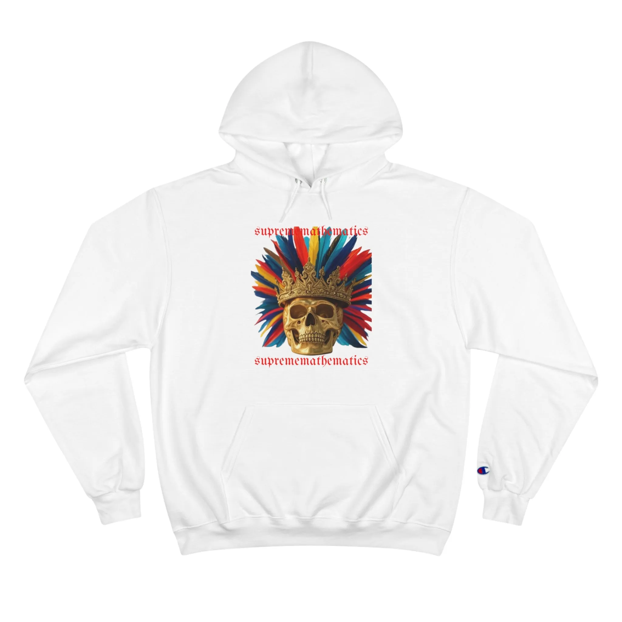 SURPEMEMATHEMATICS CROWN FEATHER HOODIE