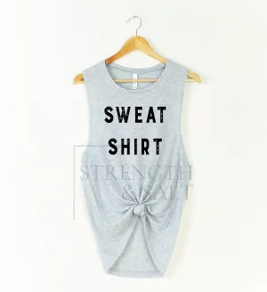 Sweat Shirt Muscle Tank