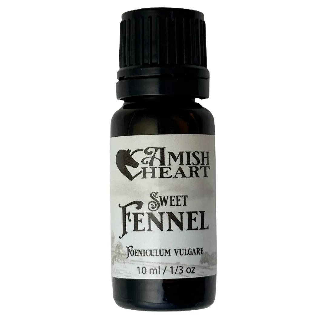 Sweet Fennel Essential Oil | Amish Heart | Organic & Versatile Benefits