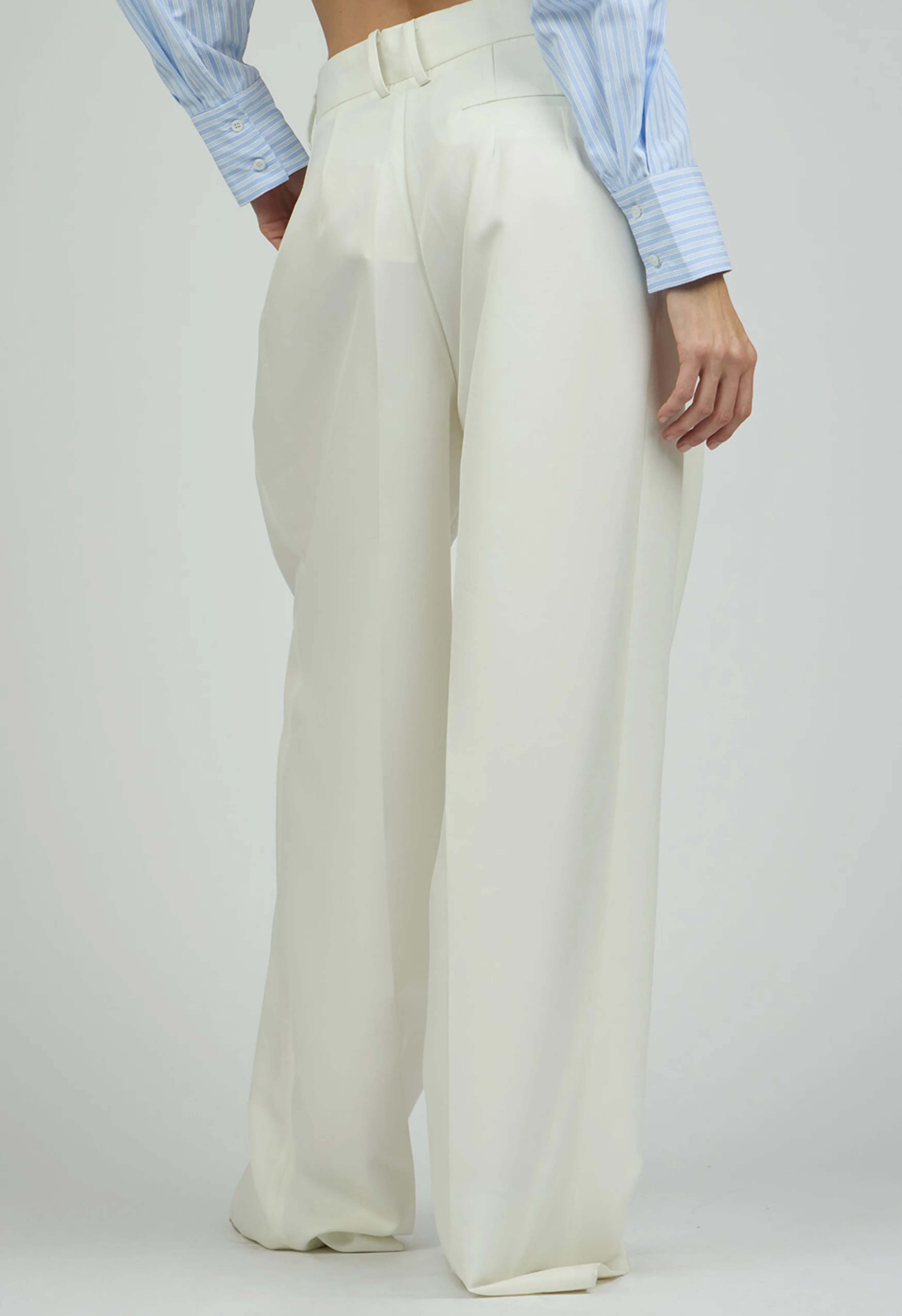 Tailored Button Down in Blue Stripe