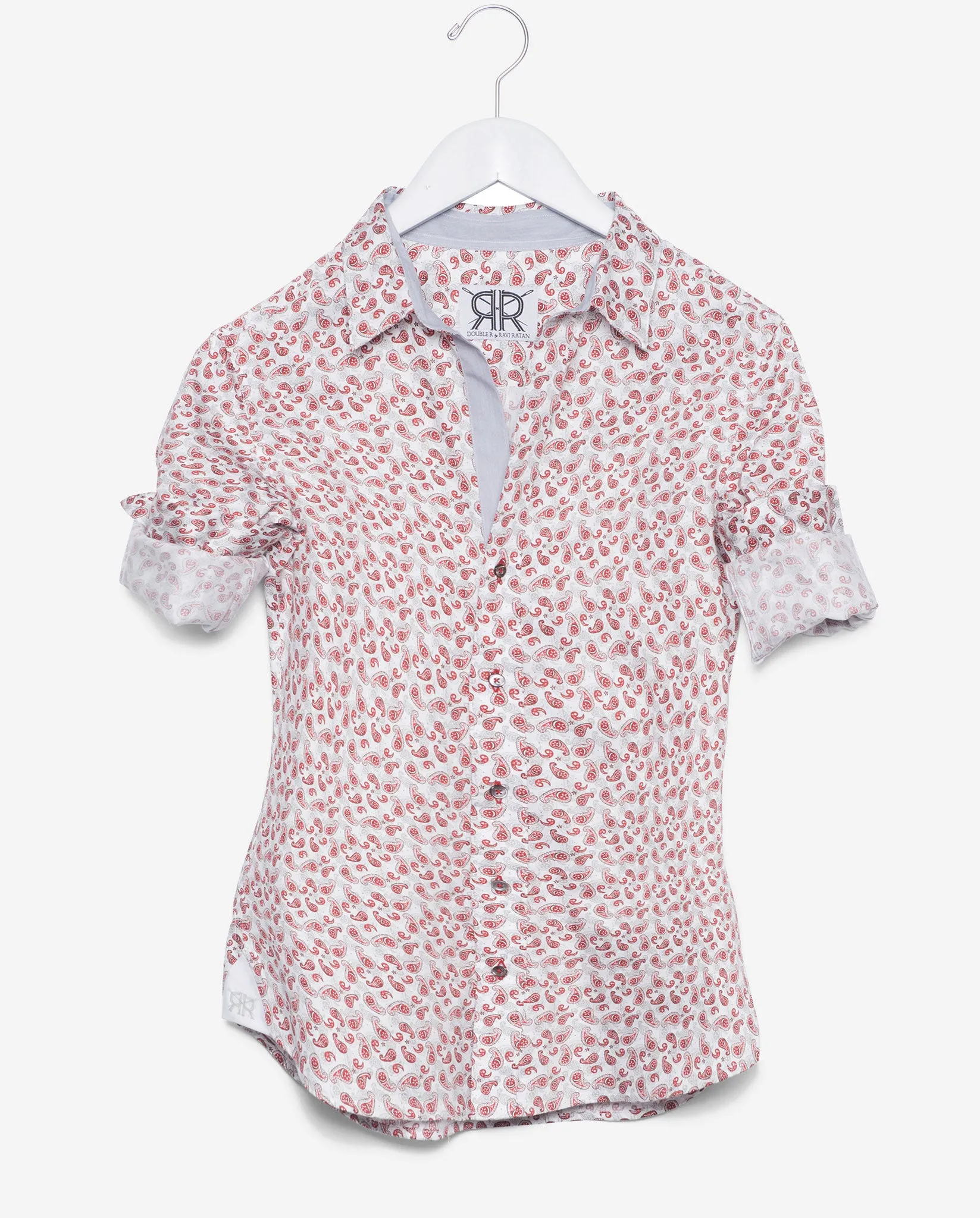 Tailored - Red Paisley
