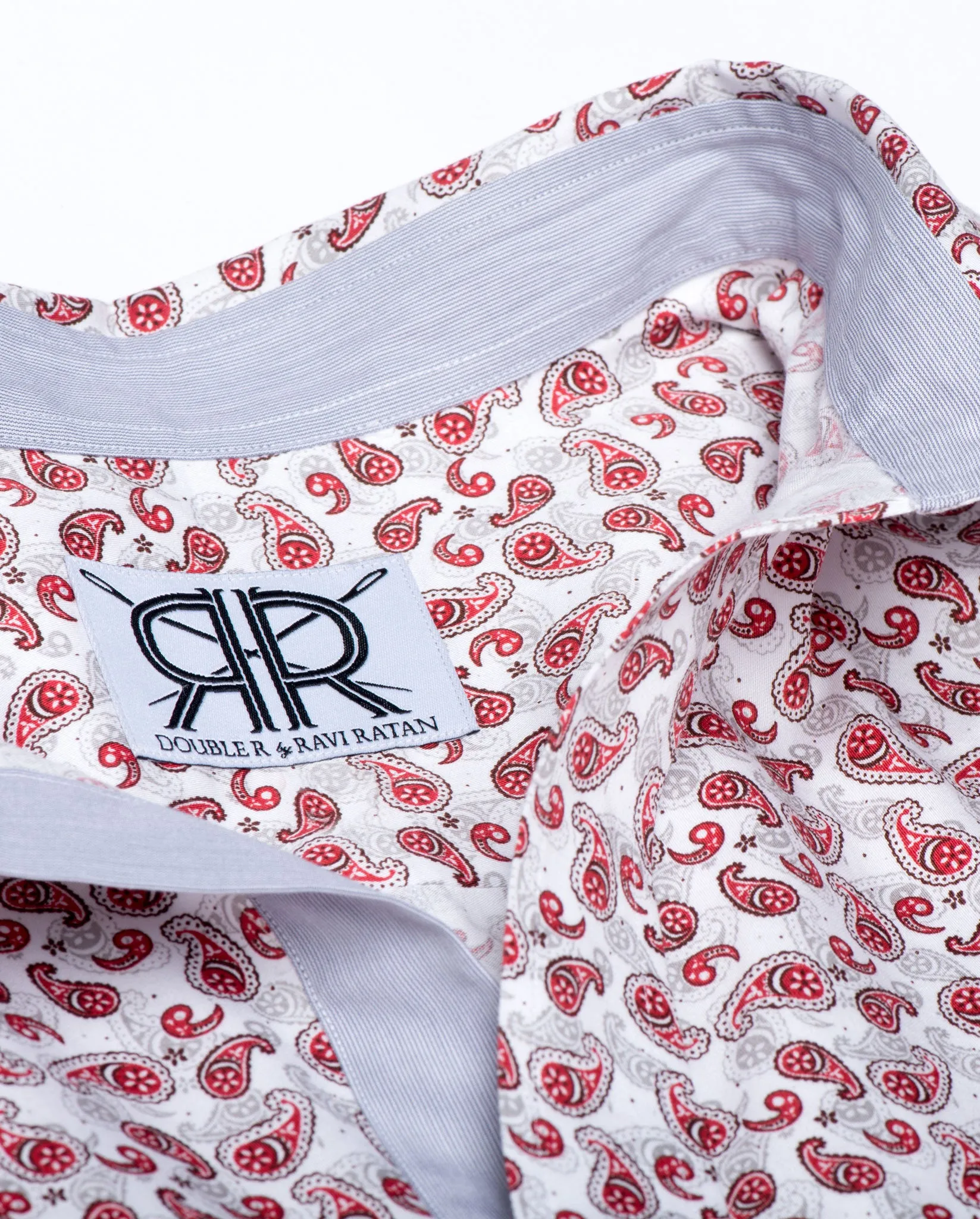 Tailored - Red Paisley