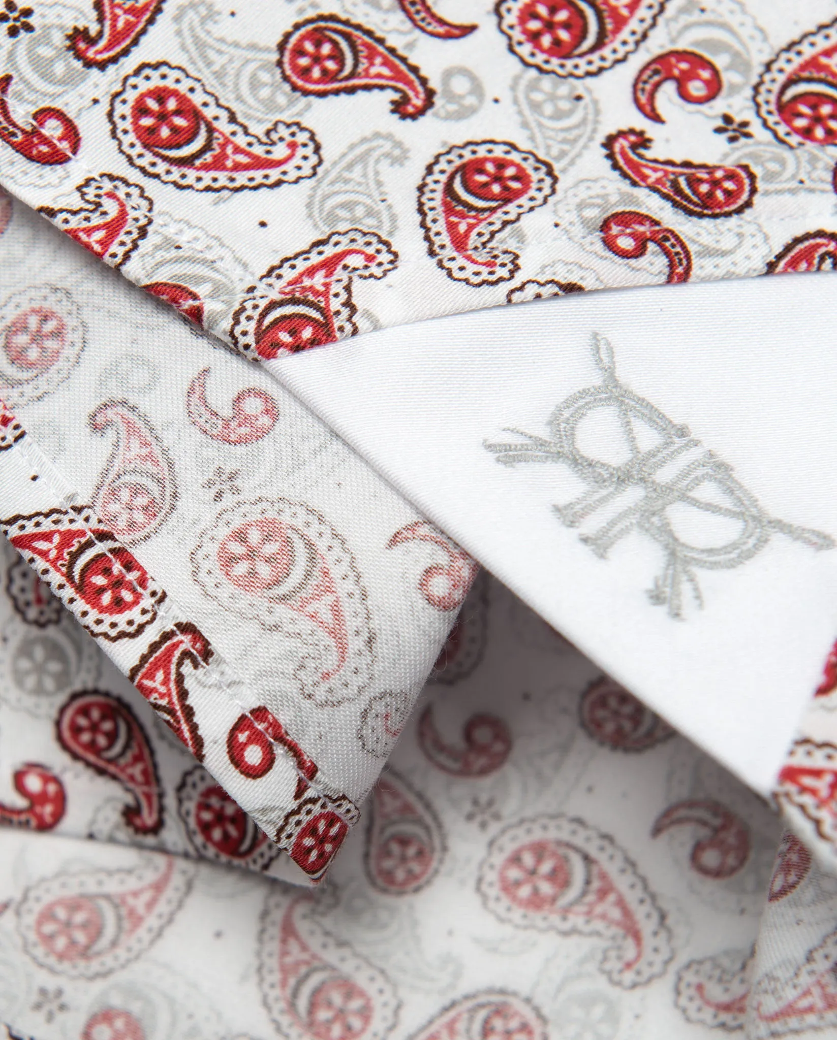 Tailored - Red Paisley