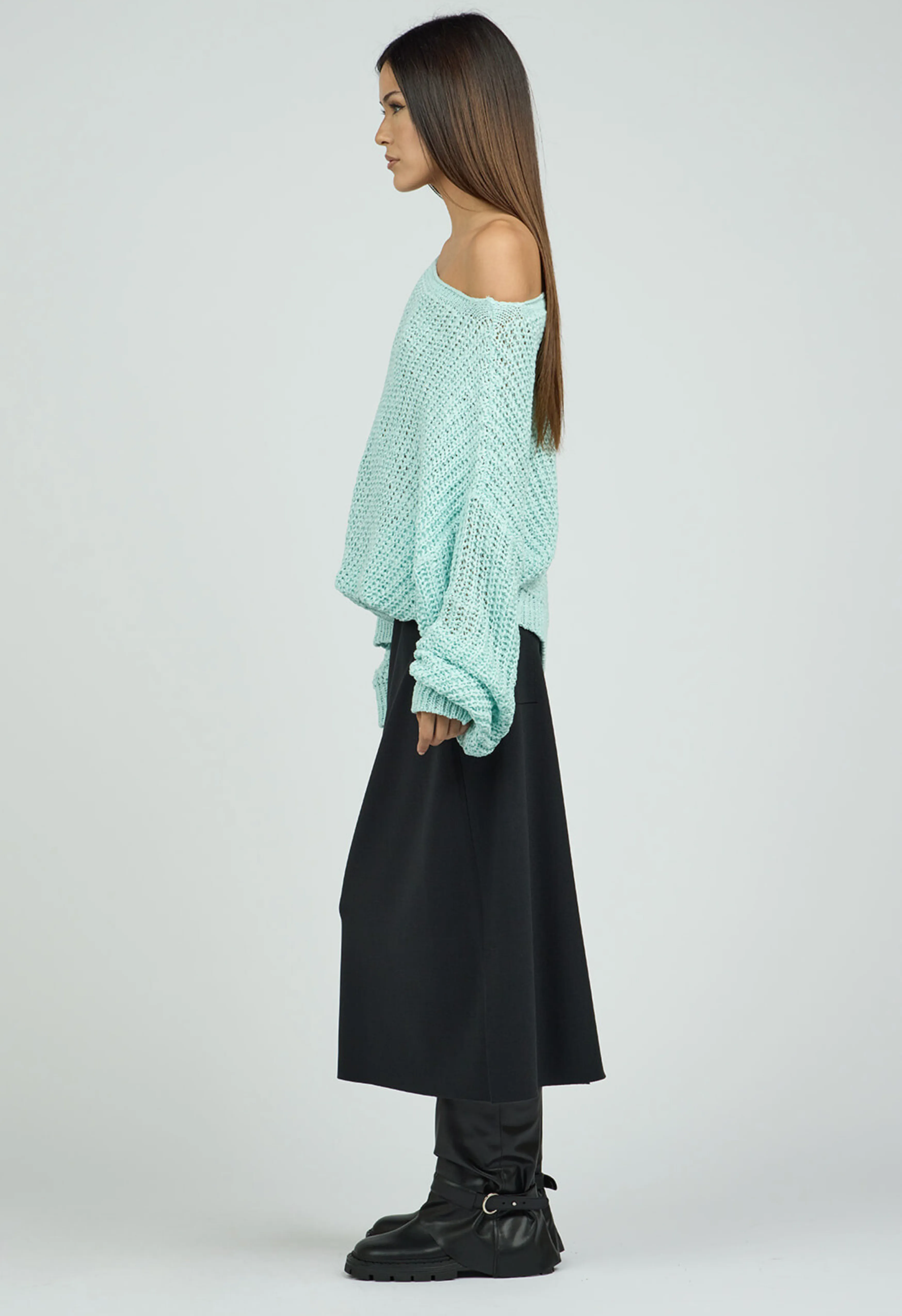 Tailored Skirt In Black