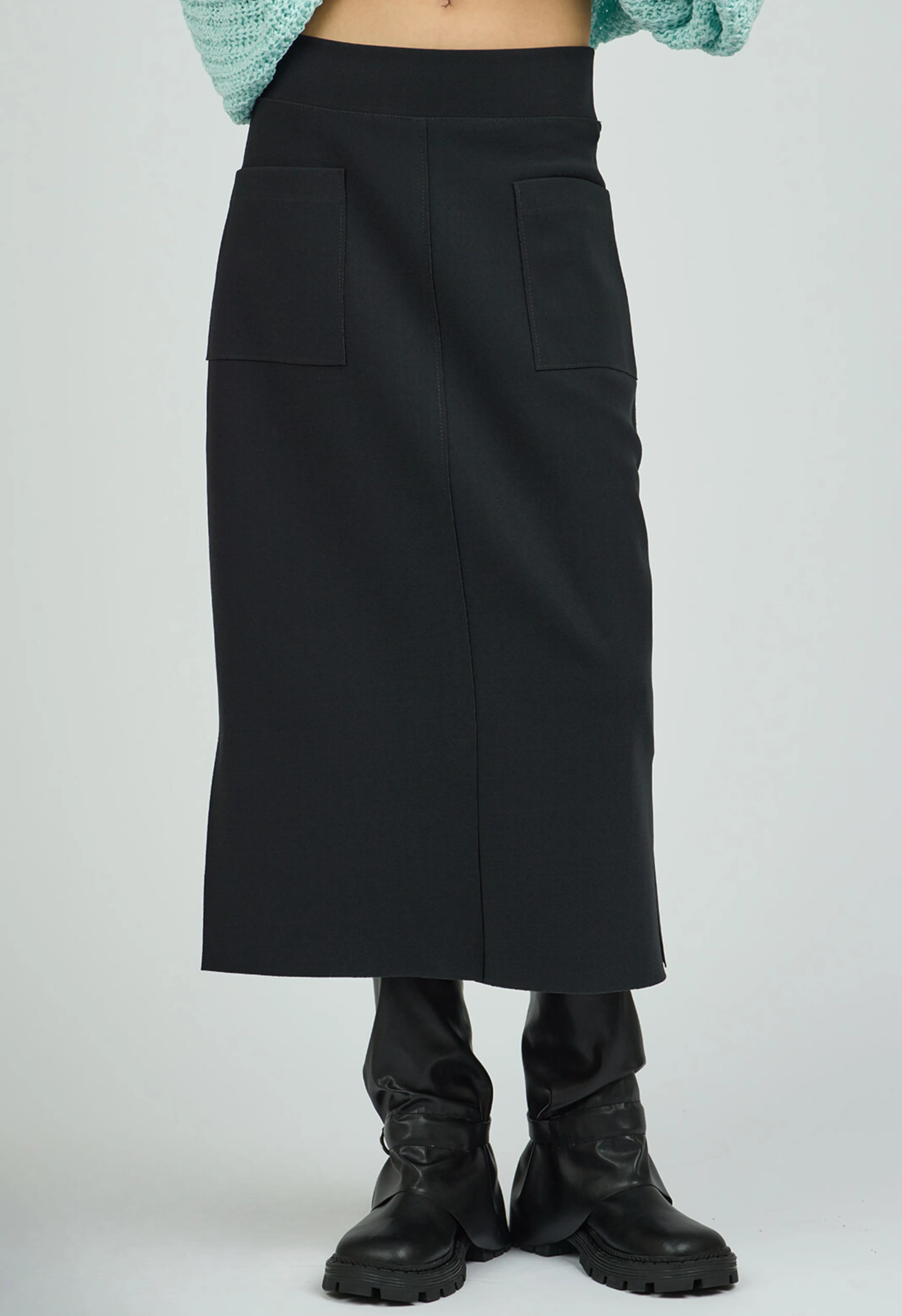 Tailored Skirt In Black