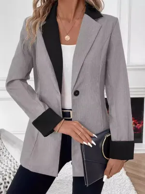 Tanith | Elegant Long Sleeve Blazer