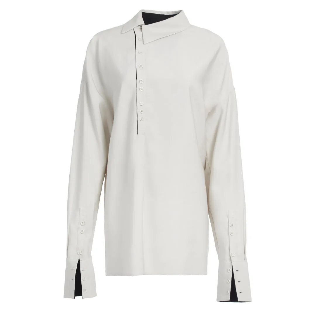 TAYLOR TOP IVORY & BLACK COMBO