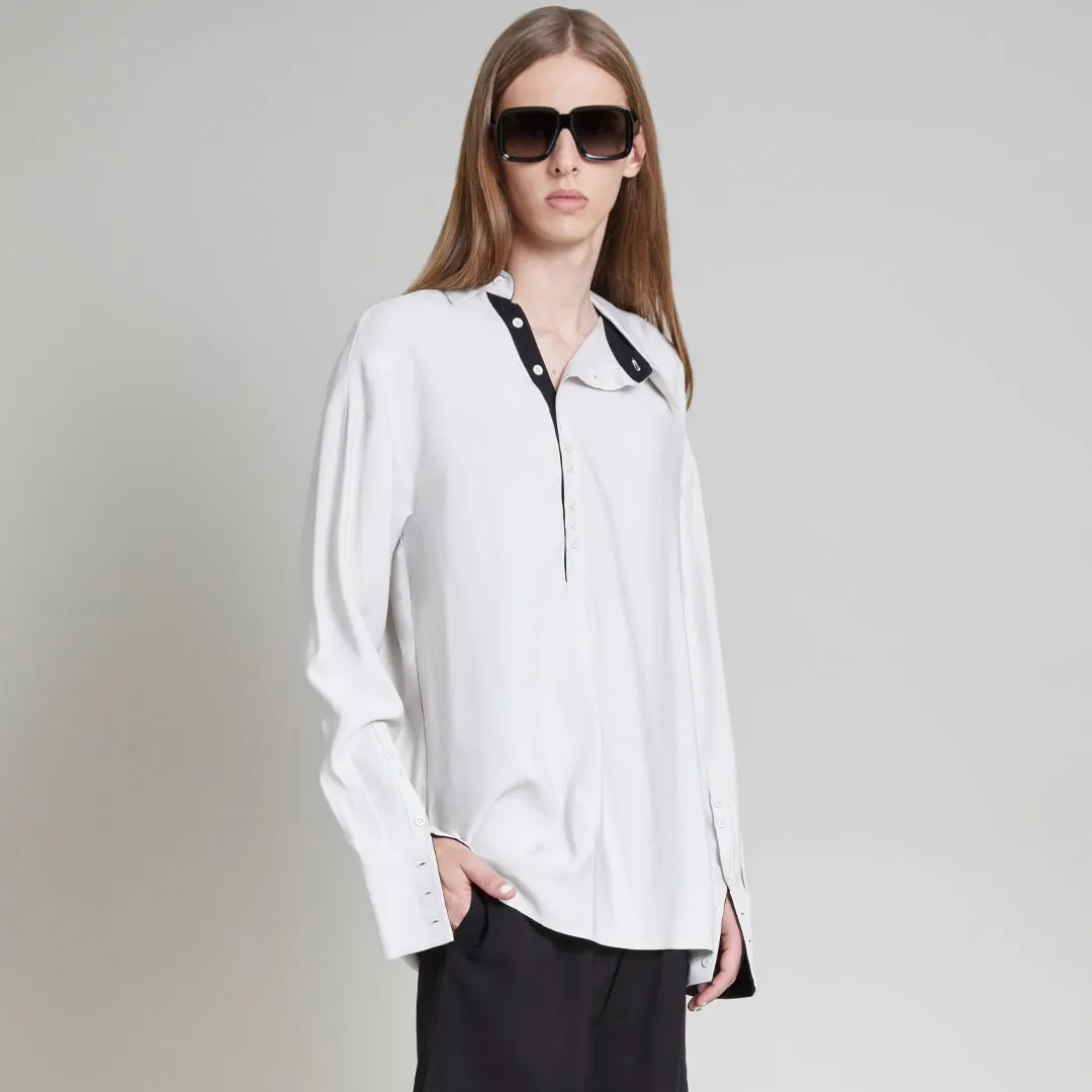 TAYLOR TOP IVORY & BLACK COMBO