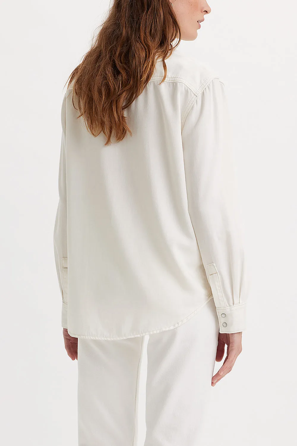 Teodora Western Shirt Ecru Crew 6