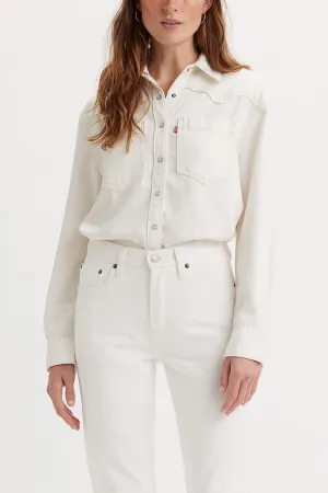 Teodora Western Shirt Ecru Crew 6