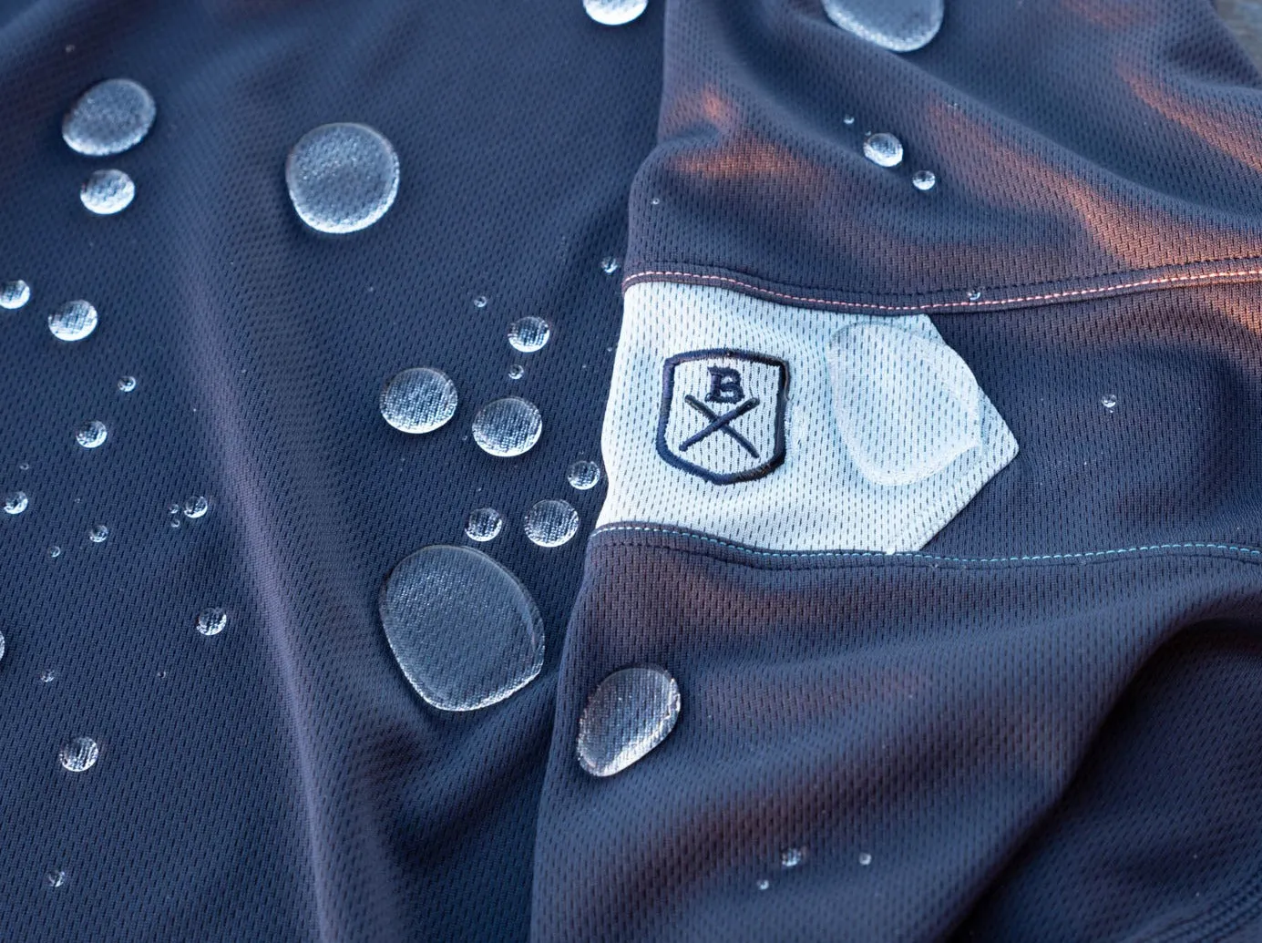 The Kanaha Hydrophobic Shirt for Men - Blue Atoll (Rich Navy)