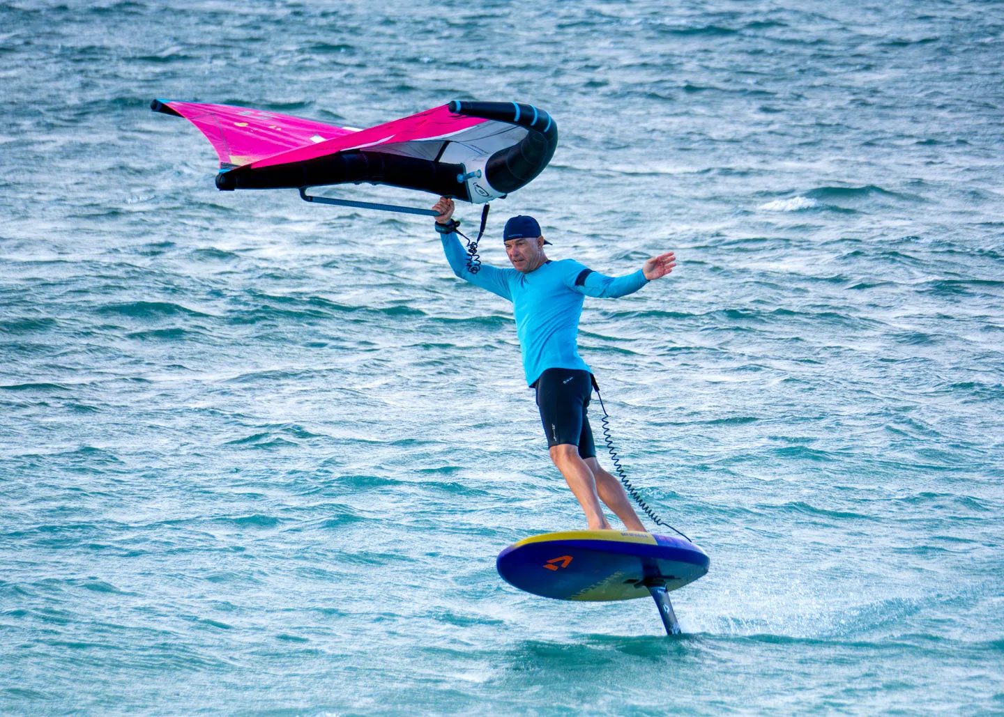 The Kanaha Hydrophobic Shirt for Men - Blue Atoll (Rich Navy)