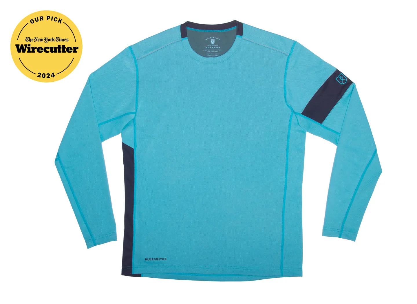 The Kanaha Hydrophobic Shirt for Men - Blue Atoll (Rich Navy)