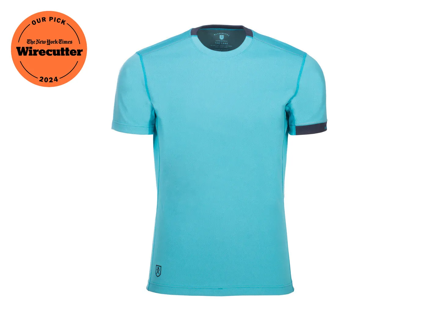 The Lane Hydrophobic Shirt for Men - Blue Atoll