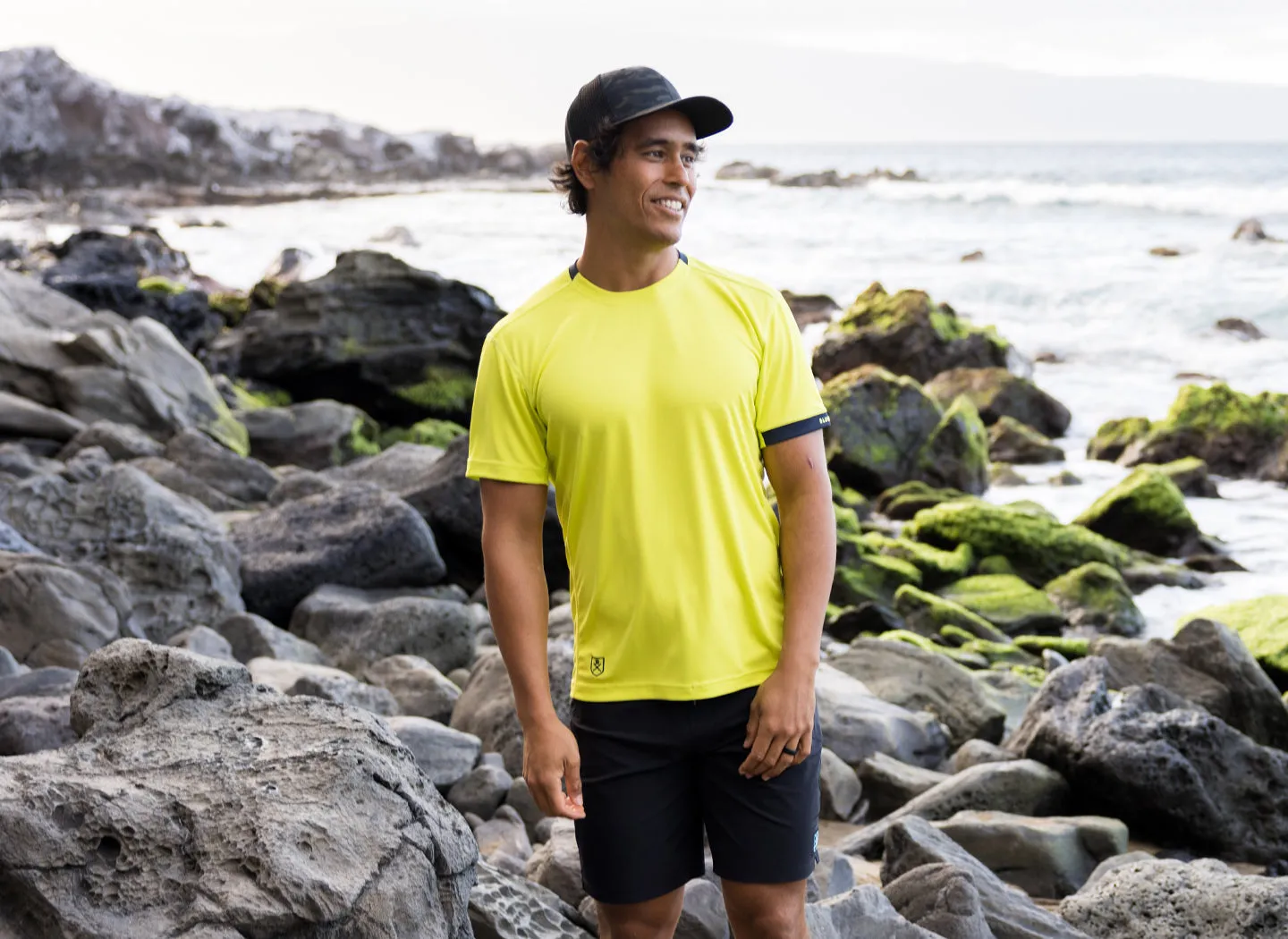 The Lane Hydrophobic Shirt for Men - Rich Navy