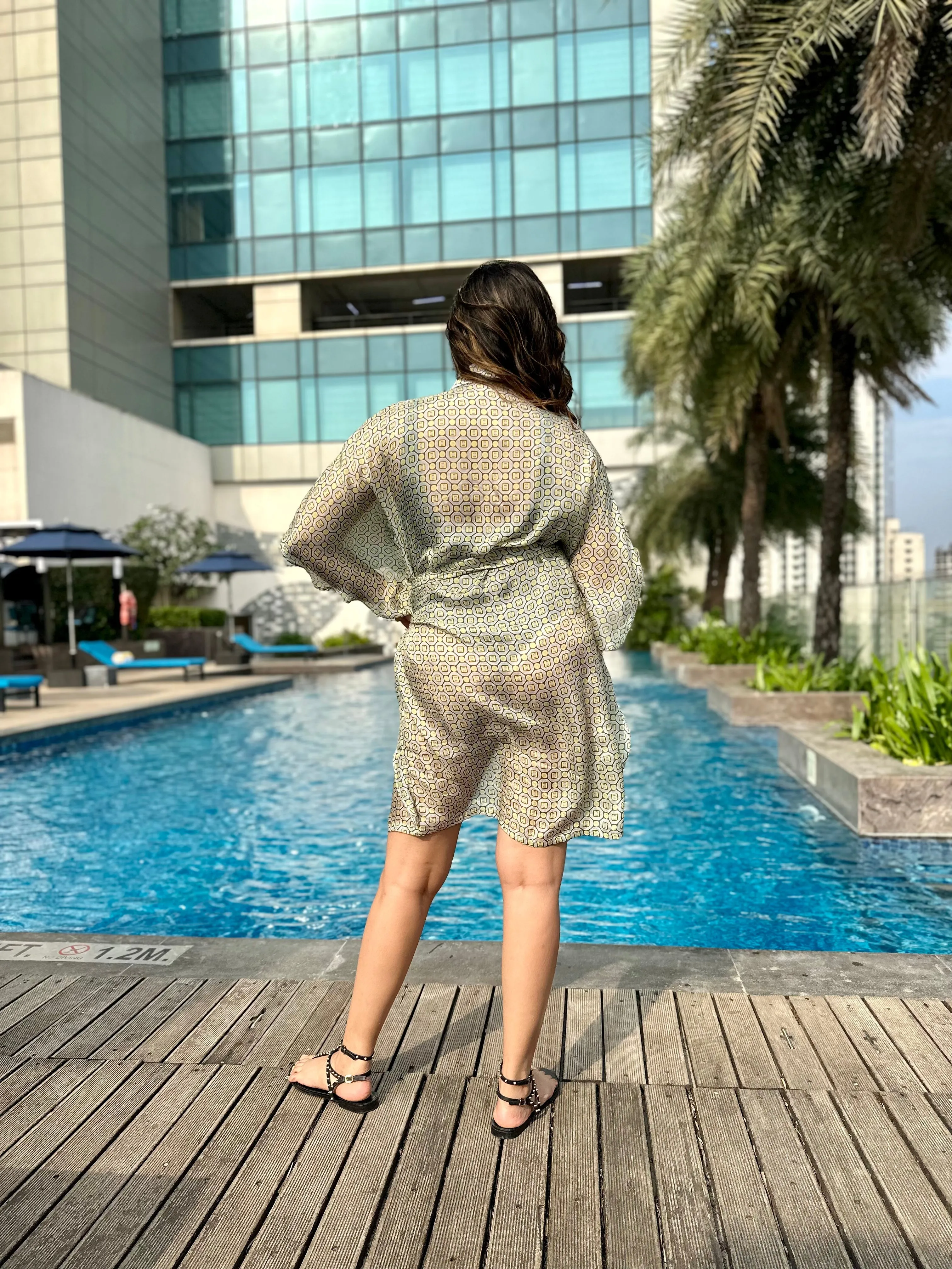 Tropic Radiance  Maillot in Oceanic Coal