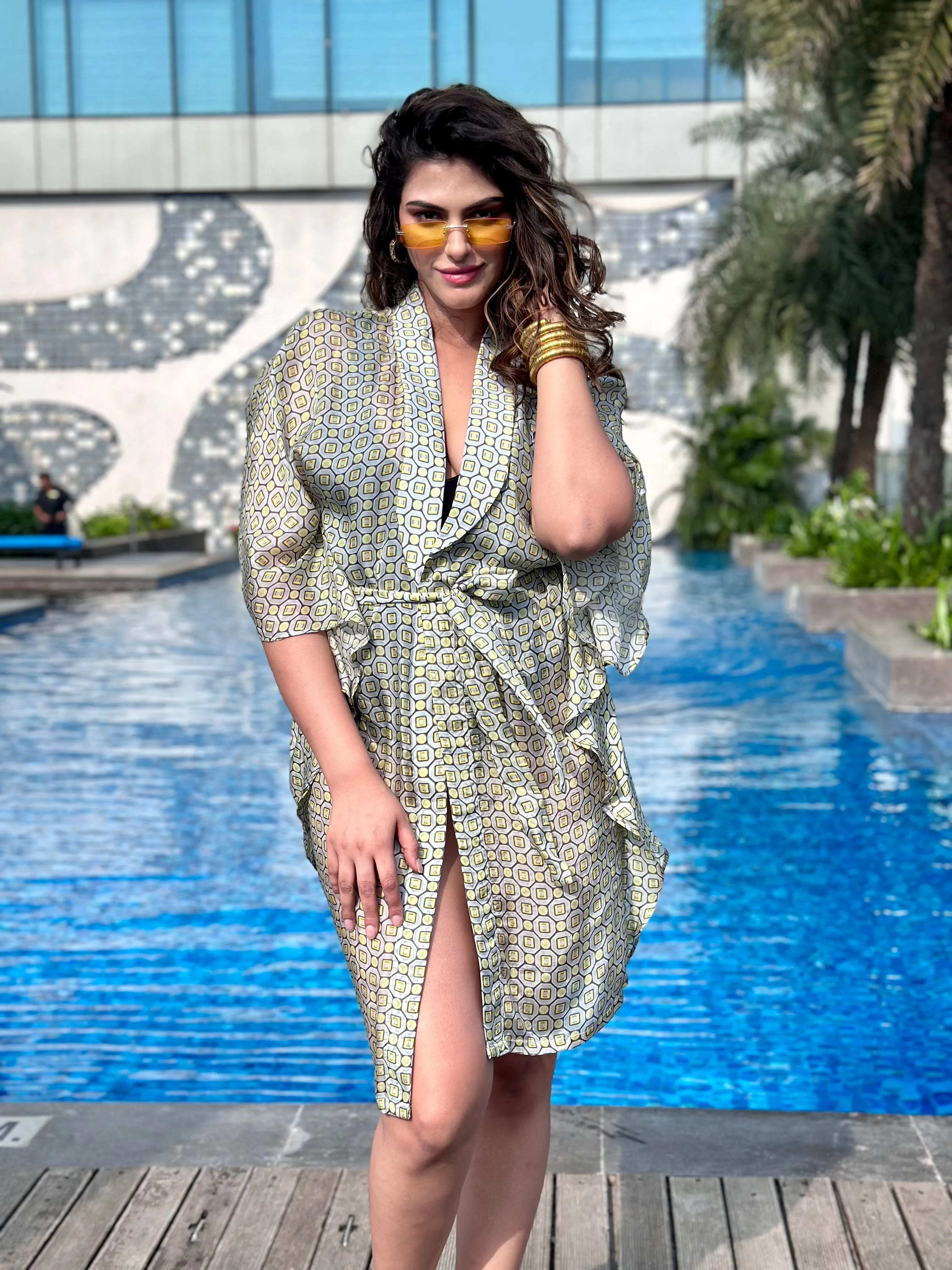 Tropic Radiance  Maillot in Oceanic Coal