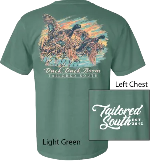 TS008 Ducks Light Green
