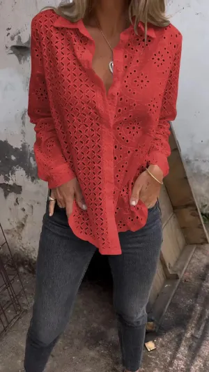Tyla - Shirt With Blank Pattern