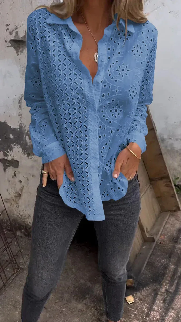 Tyla - Shirt With Blank Pattern