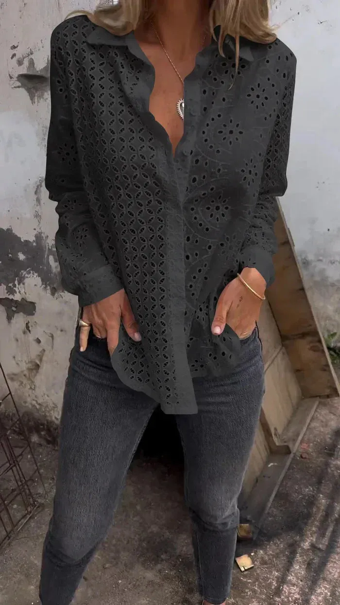 Tyla - Shirt With Blank Pattern