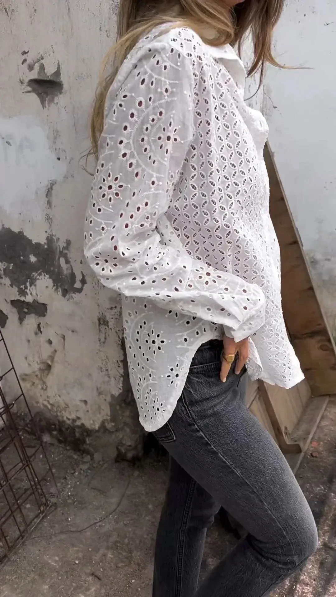 Tyla - Shirt With Blank Pattern