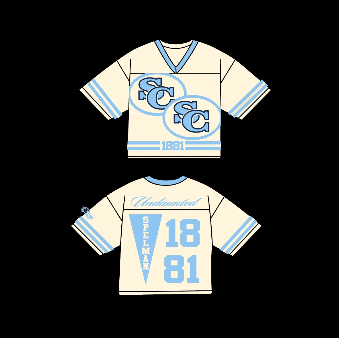 Undaunted Very Oversized Boxy  Jersey (Cream)
