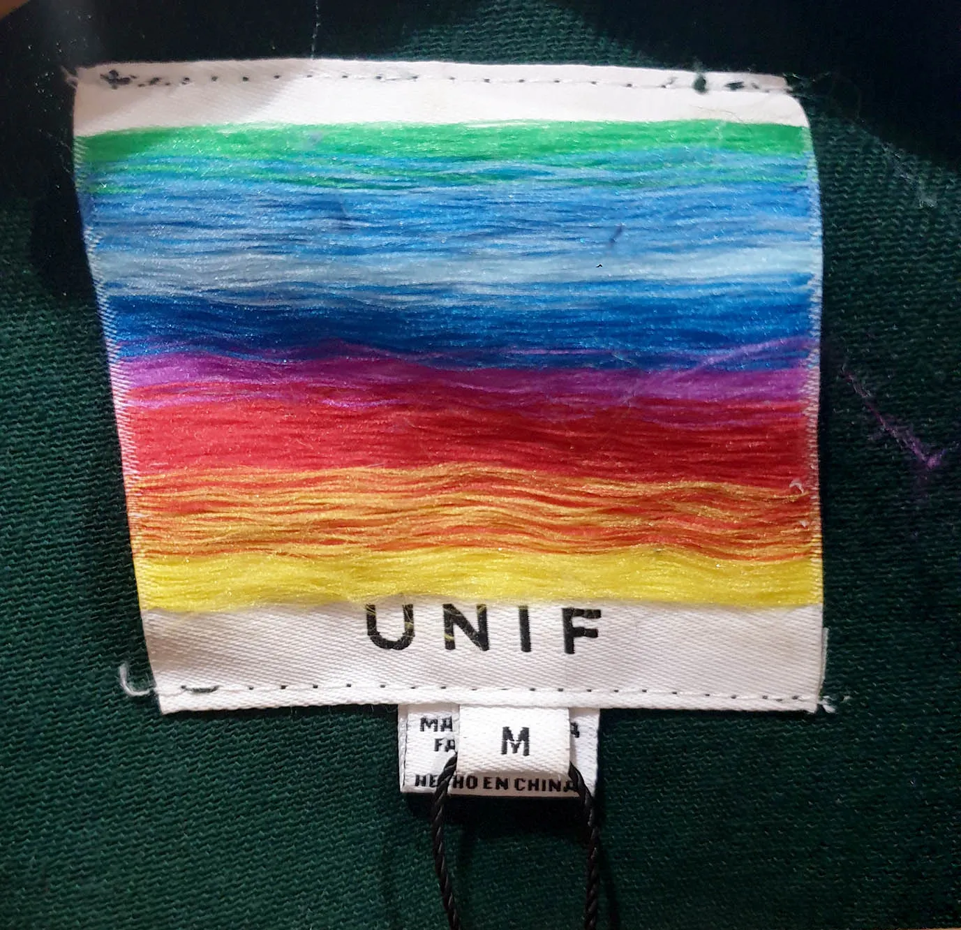 UNIF green jacket size Medium