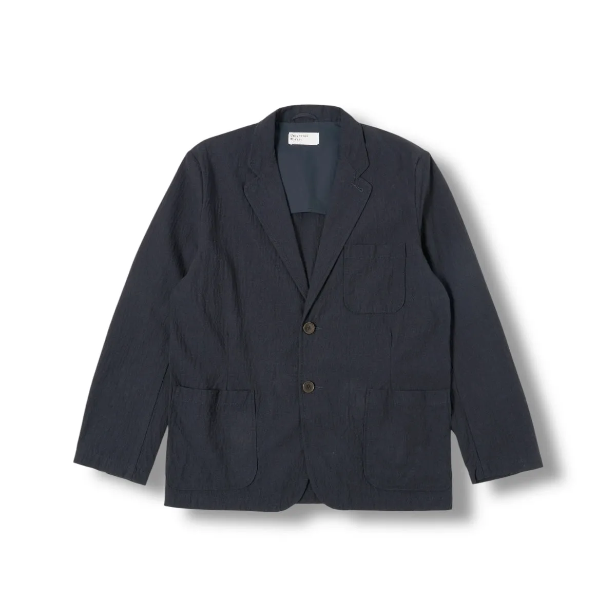 Universal Works Two Button Jacket 32116 Ospina Cotton dark navy