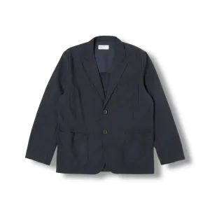 Universal Works Two Button Jacket 32116 Ospina Cotton dark navy