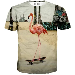 Venice Beach Flamingo T-Shirt