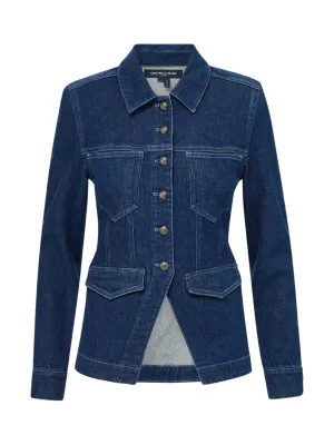 Veronica Beard Alfie Jacket in Indigo Rinse
