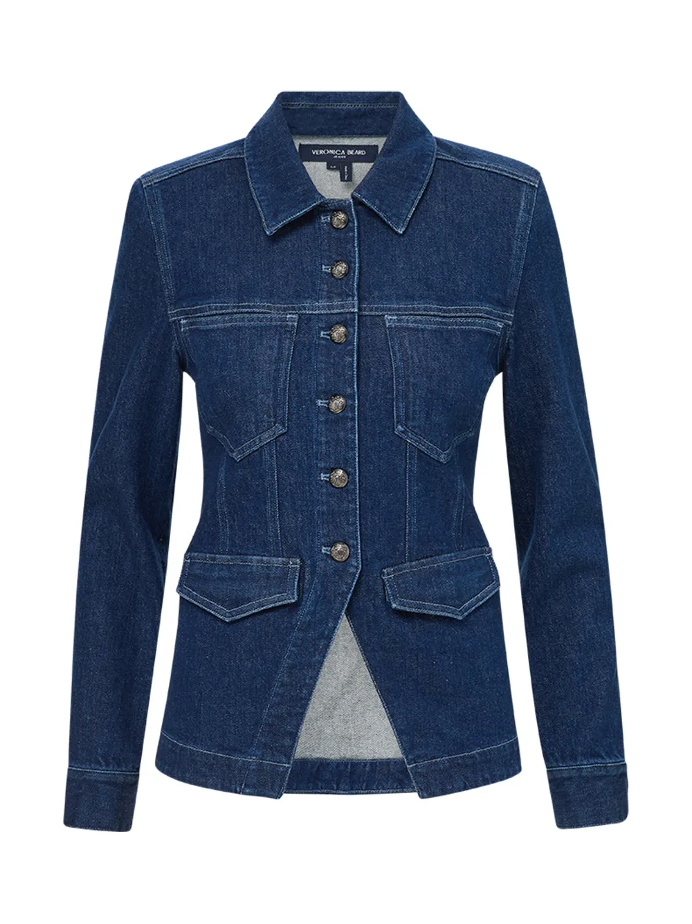Veronica Beard Alfie Jacket in Indigo Rinse