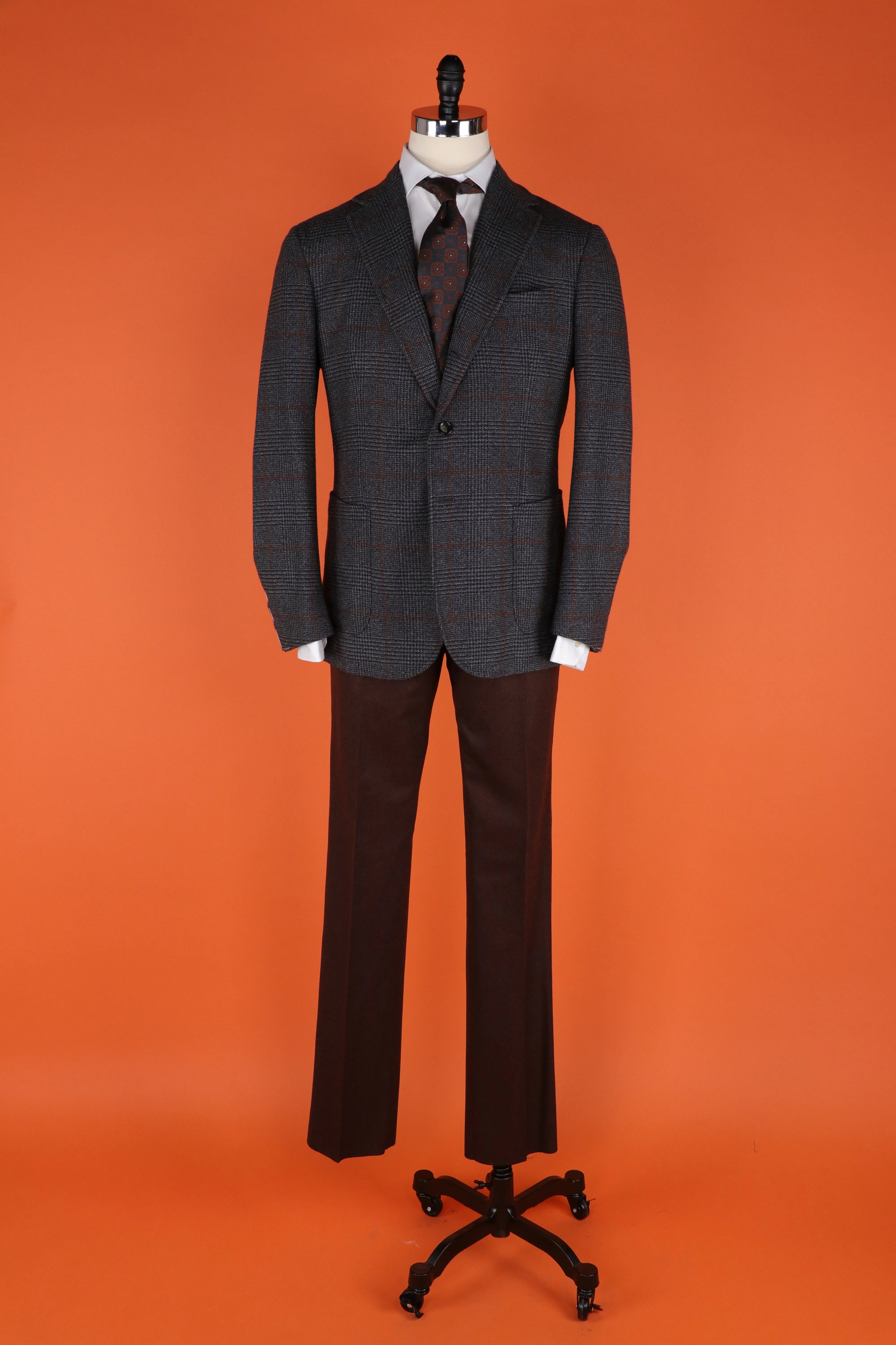 Vincenzo Cashmere Windowpane Sportcoat
