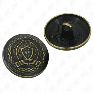 Vintage-Style Button for Clothing and Accessories