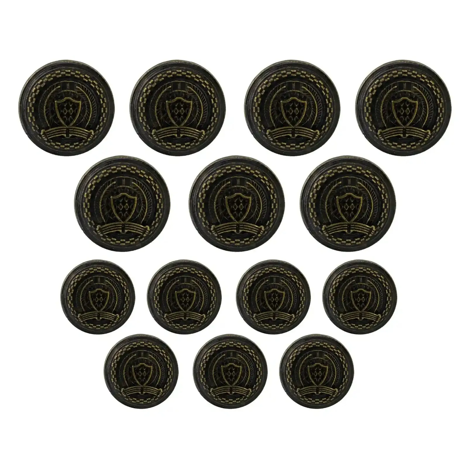 Vintage-Style Button for Clothing and Accessories