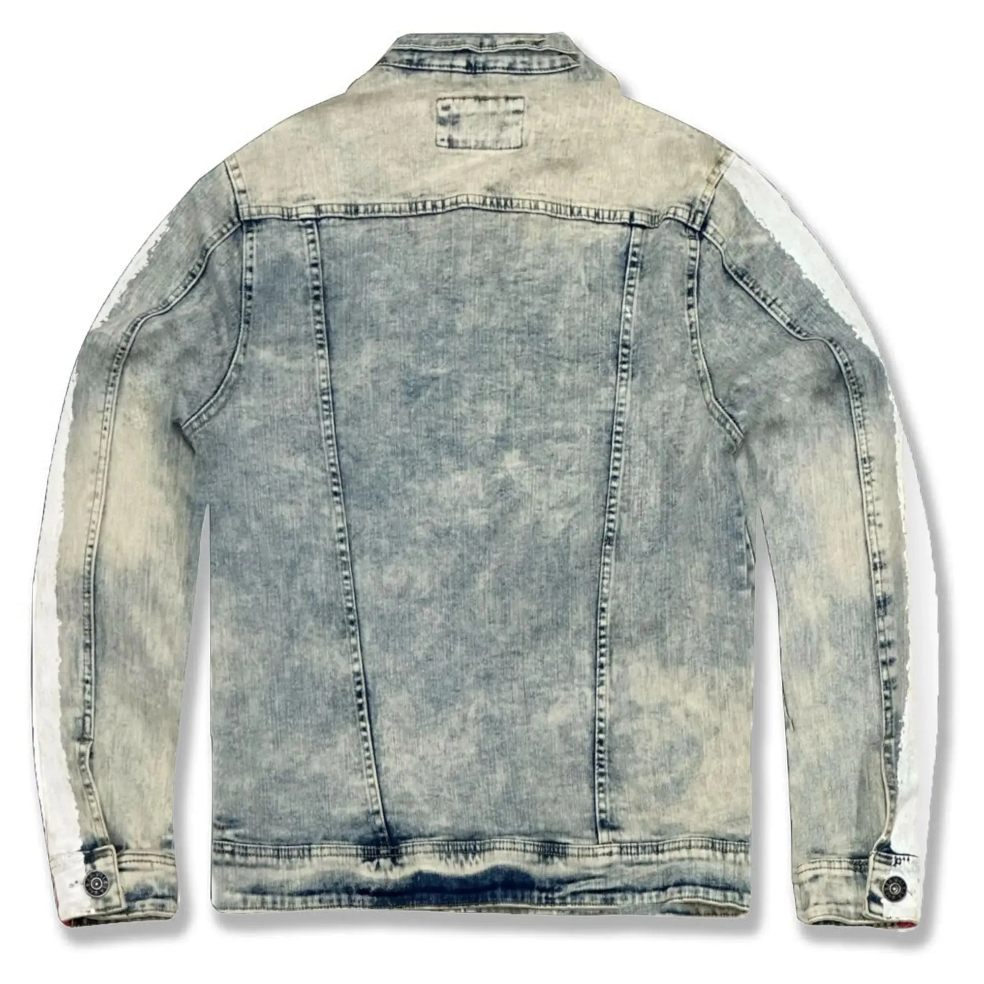 Waimea Men Paint Tape Jean Jacket(Snow Gold)