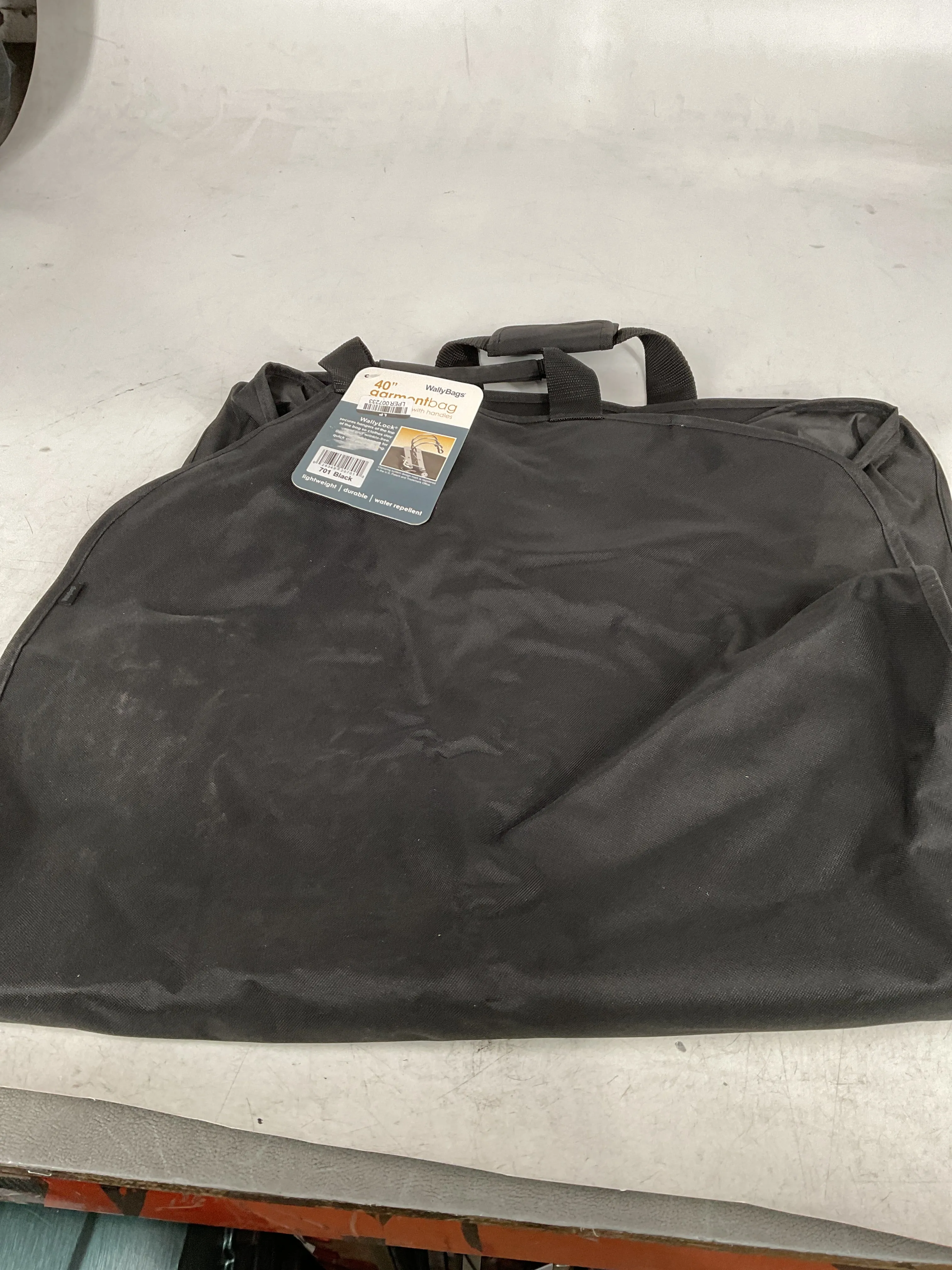 WallyBags® 40” Deluxe Travel Garment Bag Black 40 Inch U4