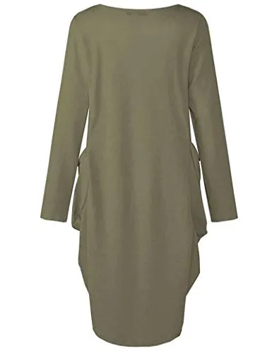 WbJetr Oversize Tunic Dress, Black