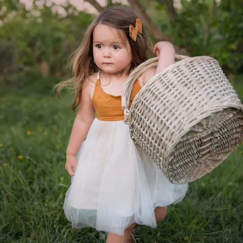 Willa Linen Reversible Tutu Dress - Woodland