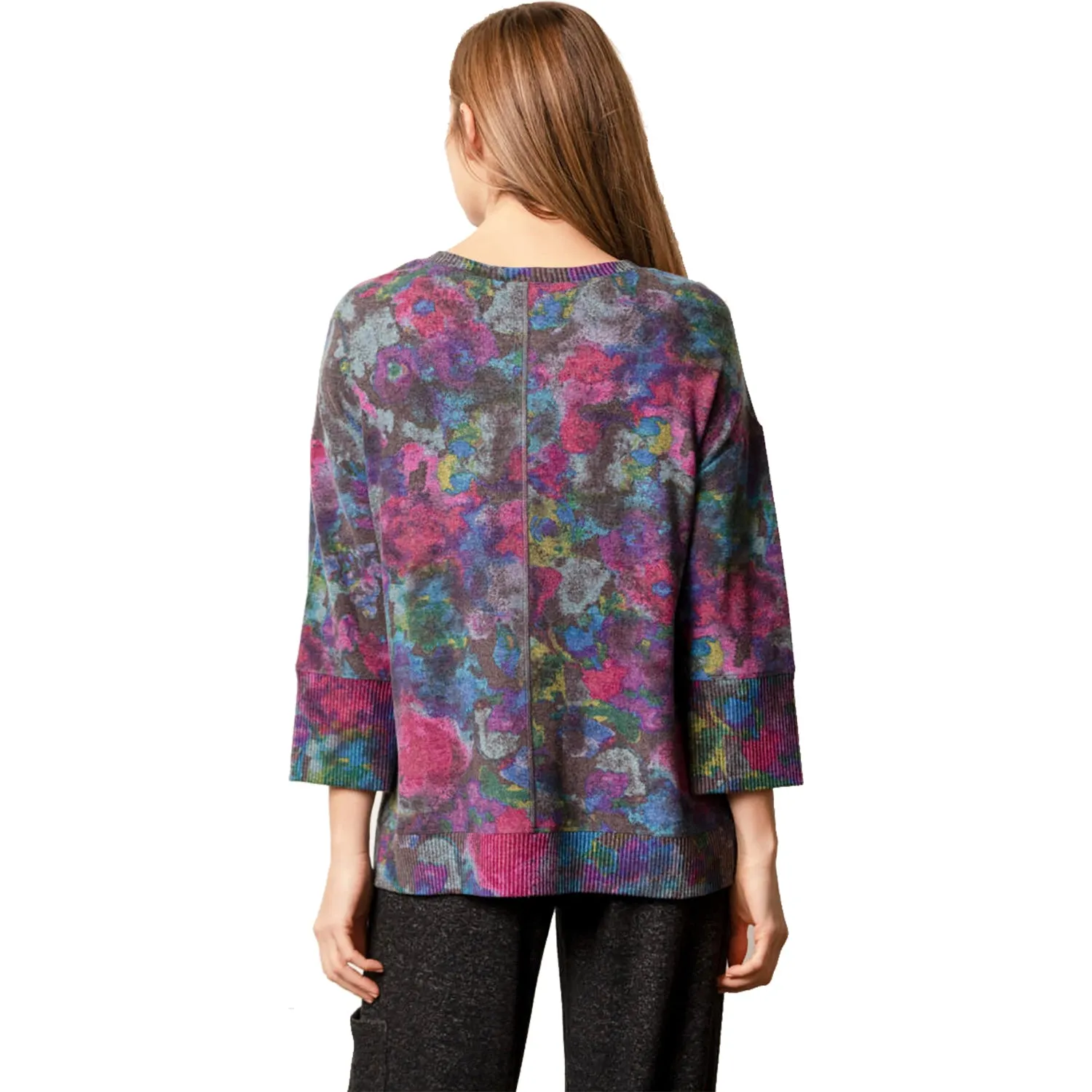 Women's Habitat 3/4 Sleeve Boxy Crew Amethyst