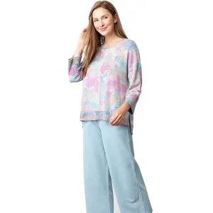 Women's Habitat 3/4 Sleeve Boxy Crew Spring Garden